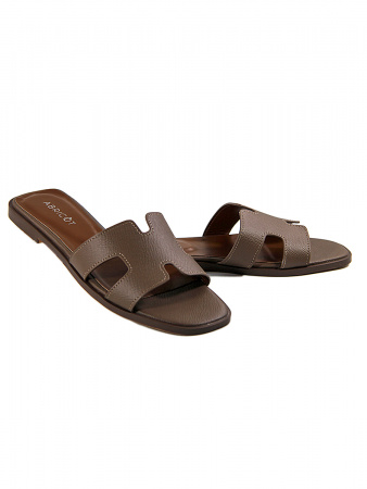 Сабо женские <NJ-052 коричневый/эко к>
