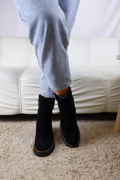 Полусапоги женские зимние <D05404M-5746= ч/з>