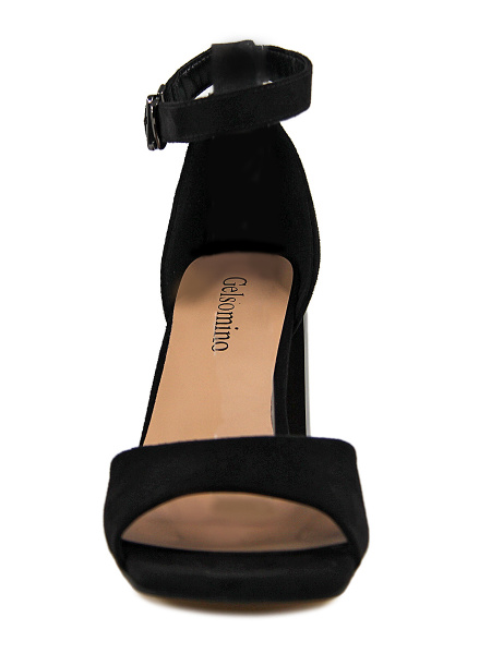 Босоножки женские <110-527/758-1 чер/тек>