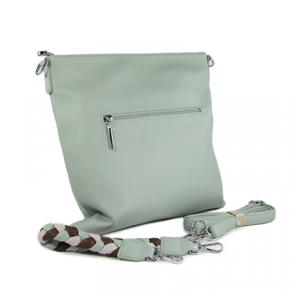 Сумка женская лето  <Y9558-1K зеленый/эко к>