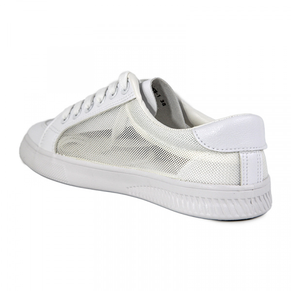 Кеды женские лето <FDH258-1 бел/эко к>