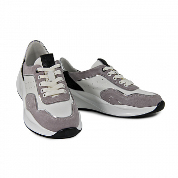 Кроссовки женские лето <K231-LK-06-C=серы+бел/з+к>