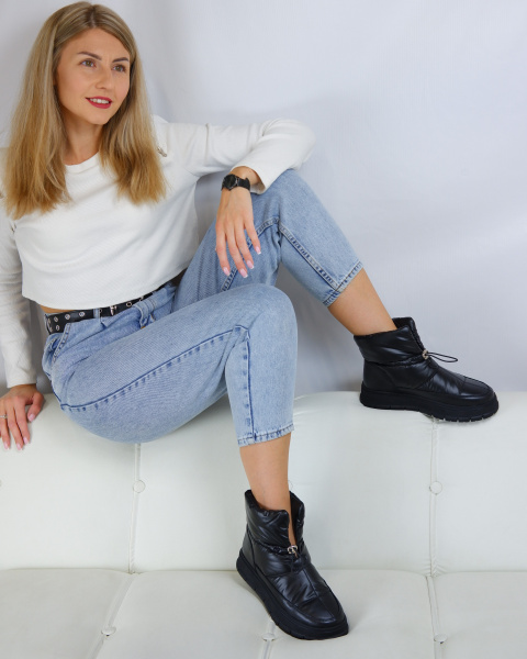 Дутыши женские зимние <369-8899-1- ZM ч/к+т>