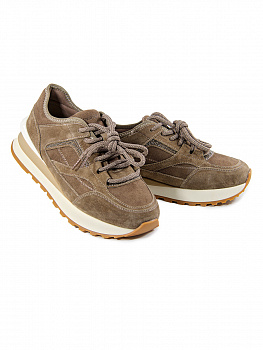 Кроссовки женские <523-9988-8 беж/з>