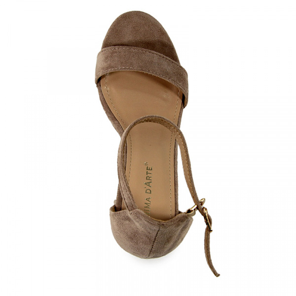 Босоножки женские <FY3880-1= беж/тек>