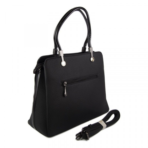 Сумка женская  [A8890-1 ч/иск зам+э к+ис]