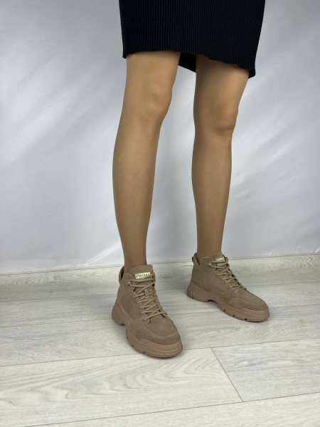 Кеды женские демис <F99303-3= беж/з>