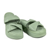 Сабо женские <WH-006= зеленый/эко к>