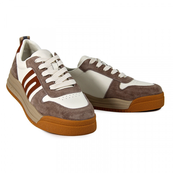 Кроссовки женские <30126-R беж/з+к>