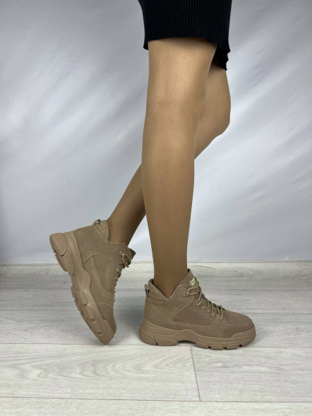 Кеды женские демис <F99303-3= беж/з>