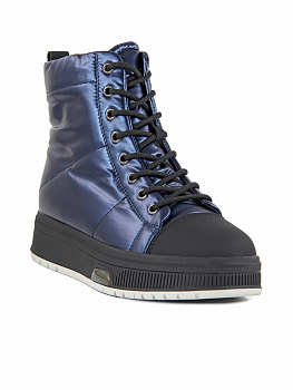 Дутыши женские зимние <6016-243 син/к+т>