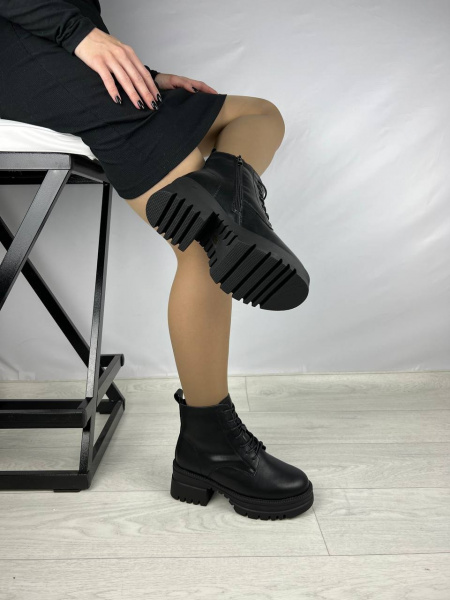 Ботинки женские зимние <Y9348-55M-1= чер/к>