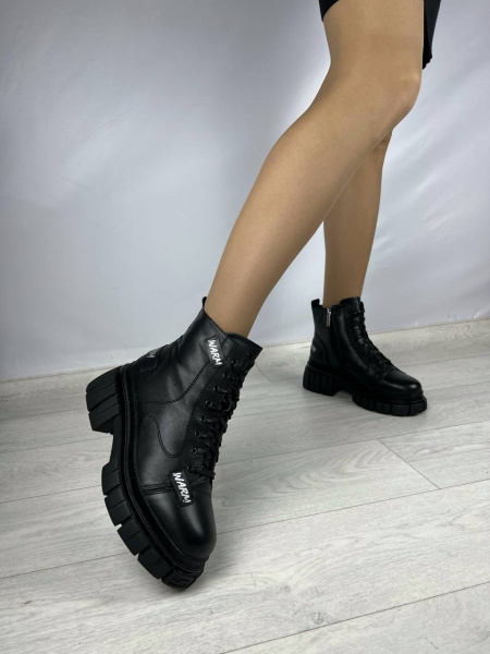 Ботинки женские зимние <A071M-A183-1= ч/к>