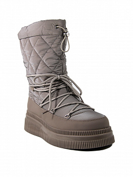 Дутыши женские зимние <1036-243М тем-беж/тек+эко>