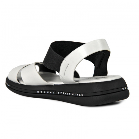Сандалии женские <T143-010= бел/эко к>