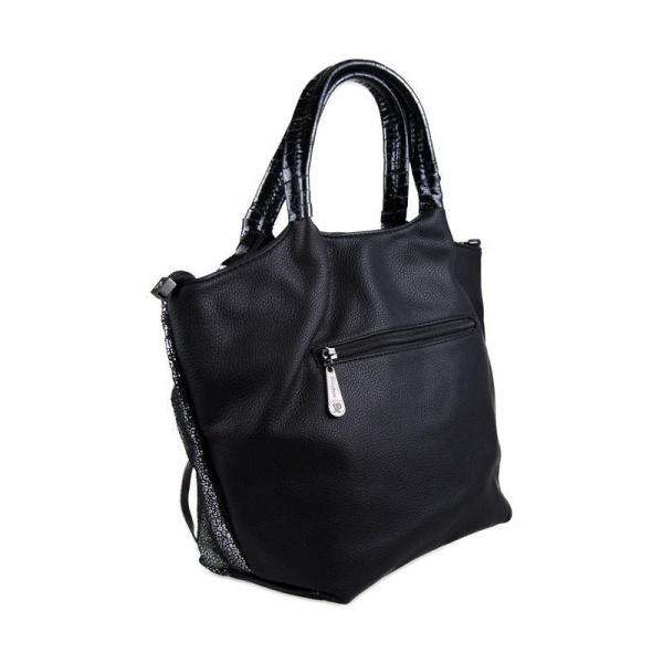 Сумка женская  [B3592 сере+ч/эко к]