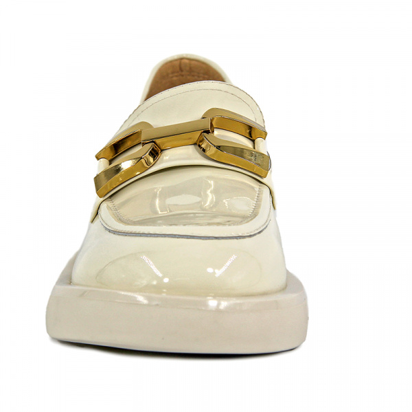 Лоферы женские <2201-8-2= мол/нат лак к>