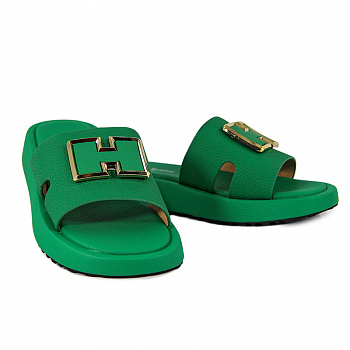 Сабо женские <096-11-2= зел/к>