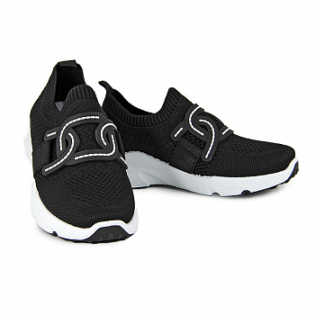 Кроссовки женские лето <D9075-1 ч/тек>