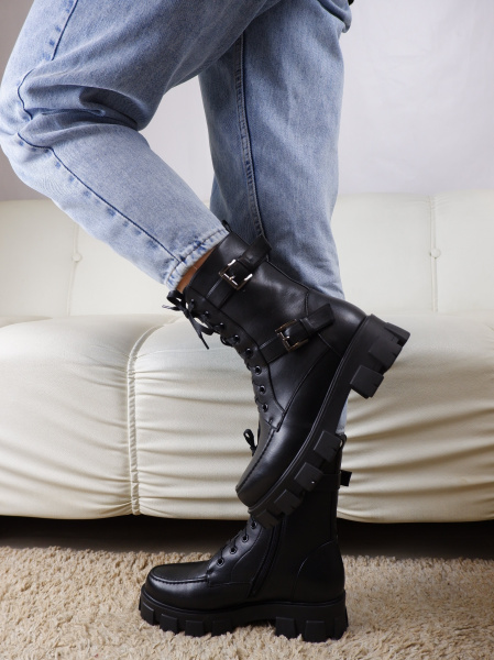 Ботинки женские демис <N533-2185= ч/эко к>