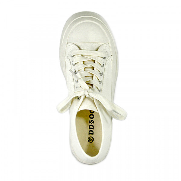 Кеды женские лето <66-058= белый/тек>