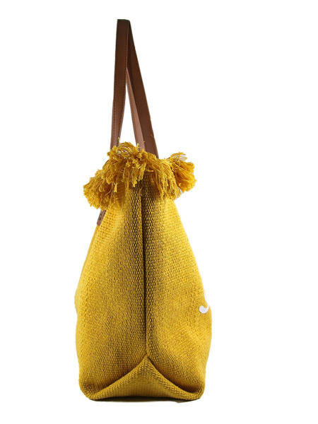 Сумка женская лето  <V5520 желтый/текстиль>