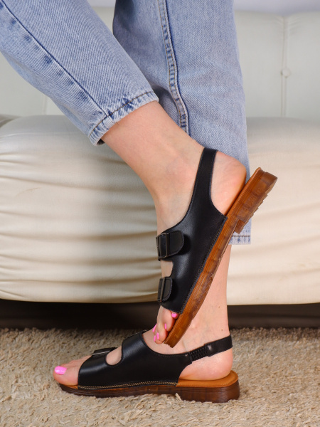 Сандалии женские <BY2365BP ч/к>