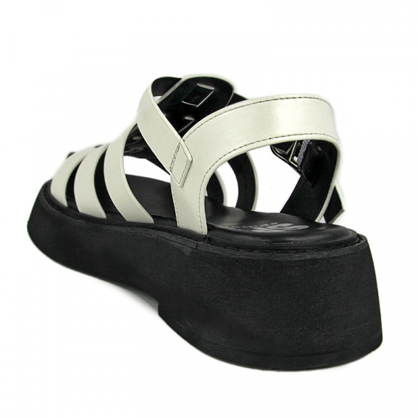 Сандалии женские <22102-2-2= бел/эко к>