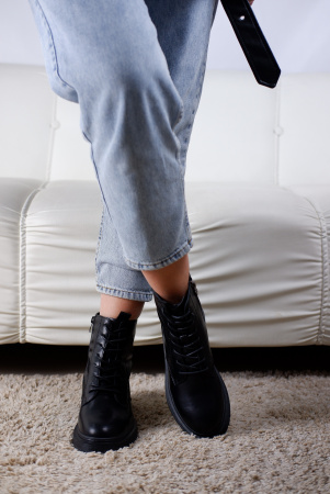 Ботинки женские демис <32W24-1-101B ч/к>