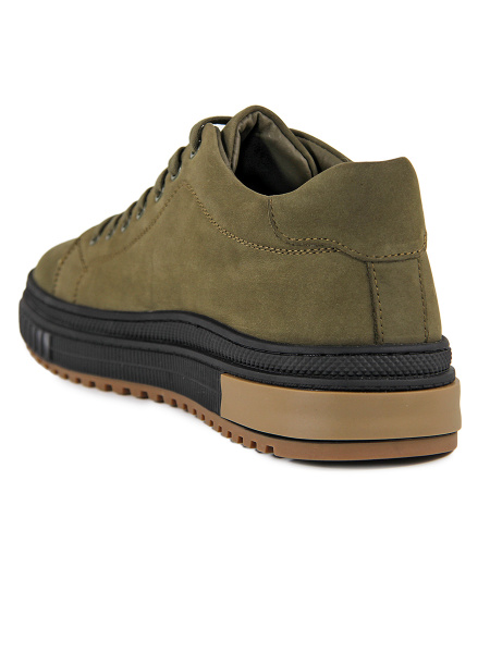 Кеды мужские зимние <SHM23112-2  хаки/нуб>