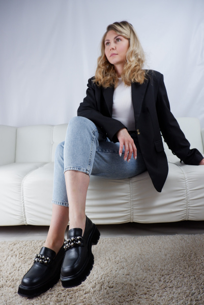 Лоферы женские <S3070-2= ч/к>