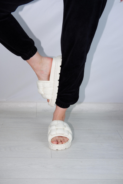 Сабо женские <2227-1-M= бел/эко+тек>