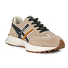 Кроссовки женские <01H-89878= беж+кор/з+т>