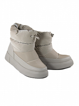 Дутыши женские зимние <32W9-9-920Z серы/тек+эко>