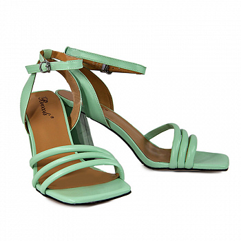 Босоножки женские <H1210-H1601-3079= зел/к>