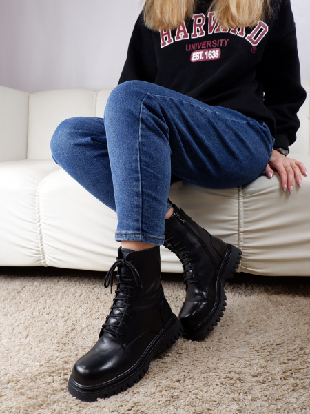 Ботинки женские зимние <PF2795-K5639M/Z36/8= ч/к>