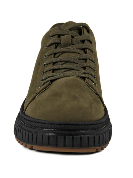 Кеды мужские зимние <SHM23112-2  хаки/нуб>