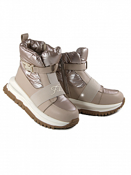 Ботинки женские зимние <927-233 беж/к+т>