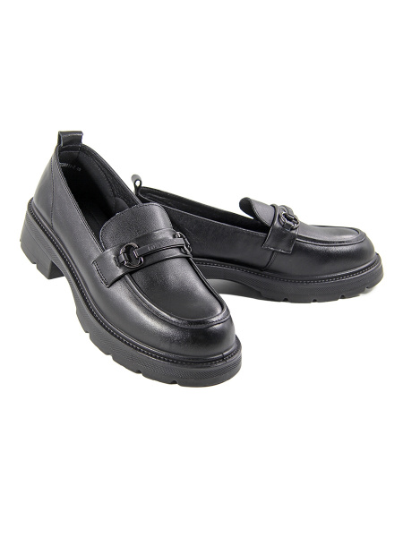 Лоферы женские <LT-3N23S014-2 ч/к>