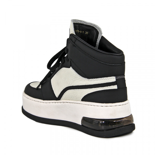 Кеды женские демис <RC178-1-1= ч+бел/к>