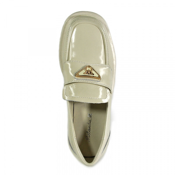 Лоферы женские <906M= беж/к>