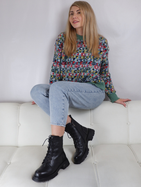 Ботинки женские зимние <PF3749-K969ZM/Z36/8 ч/к>