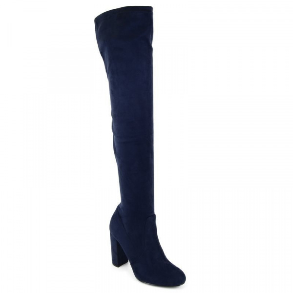 Ботфорты женские демис <978-03-MT-16-TT син/ис ве>