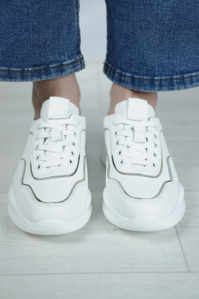 Кроссовки женские лето <K231-LK-06-B= бел/к>