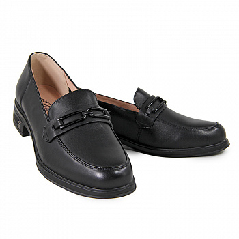 Лоферы женские <C232-TMT-01-A ч/к>