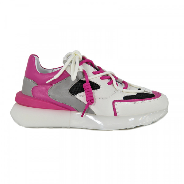 Кроссовки женские <XSD-01586= роз+бел/к+т>