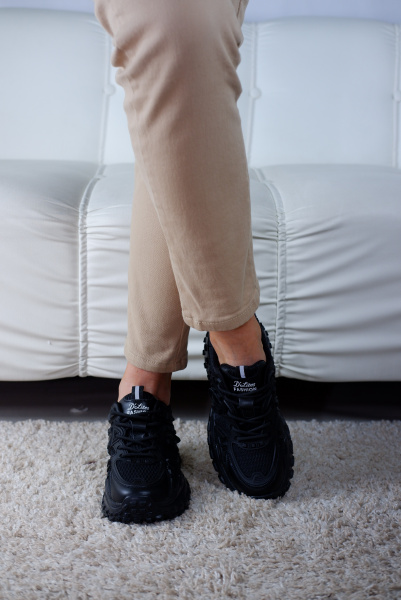 Кроссовки женские <25759-1= ч/эко к>