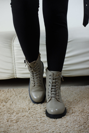 Ботинки женские демис <21W10-19-105B серы/к>