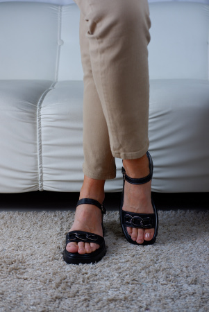 Сандалии женские <HX105-012 ч/к>