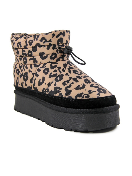 Дутыши женские зимние <229-57-03-99W чер+кор/з+т>